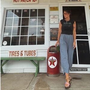 Women’s Blue Casual Pants